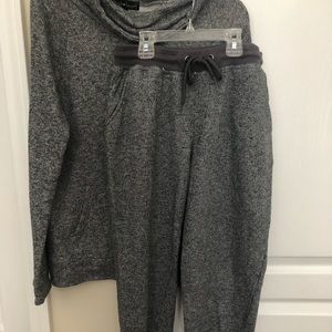 Gray jogger set